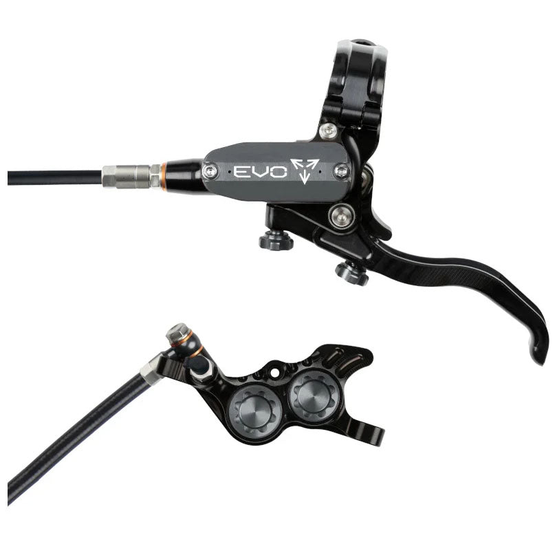 Hope Tech 4 Evo GR4 MTB Hydraulic Disc Brake and Lever - Black/Smoke
